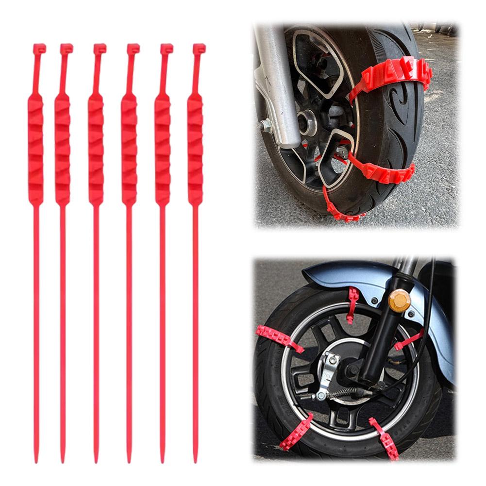 10PCs Universal Motorcycles Anti-Skid Snow Chains Safety Car Motorcycles Winter Wheels Anti-slip Ties Car Snow Chain