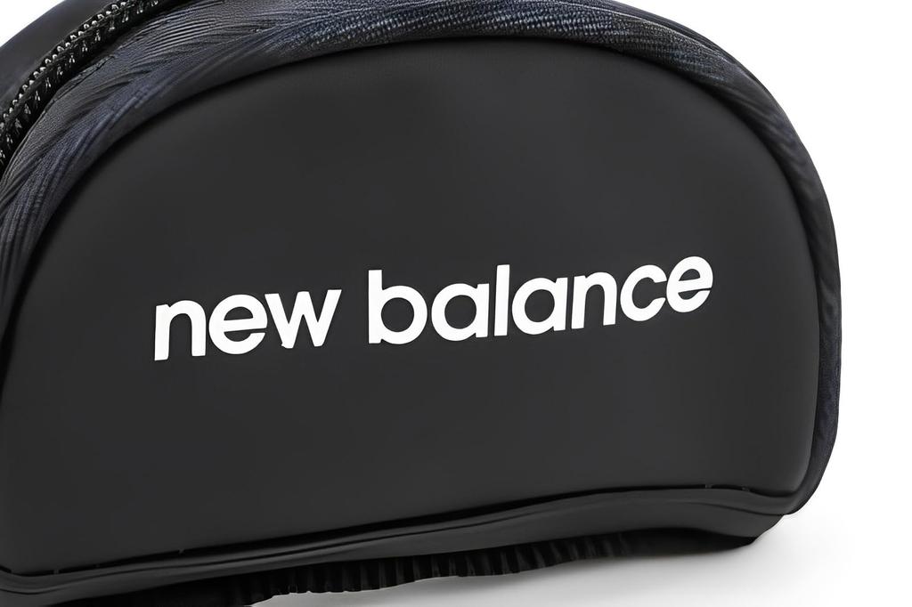 New Balance Golf Ball Holder [Leopard Print Double Check] (Holds 2 Balls) / 012-5184511 010_Black FR