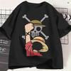 Ones Pieces Anime T Shirt Summer Fashion T Shirts Unisex 100 Cotton Comfortable Plus Size Top Tees Shortsleeve Vintage Tshirt