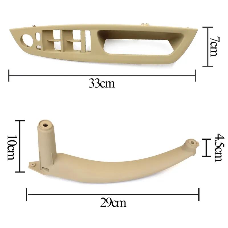 For BMW X5 X6 E70 E71 E72 2007-2014 LHD RHD Car Interior Door Handle Inner Panel Pull Trim Armrest Panel Cover Replacement