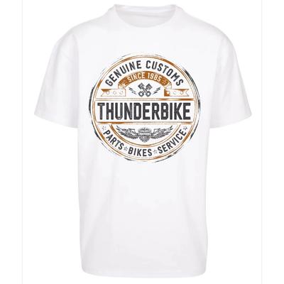 2025 Men's T-shirt Thunderbike Short Sleeve Luxury Brand T Shirt Men Women Cotton Tee Vintage H-Harley Tops Summer Streetwear