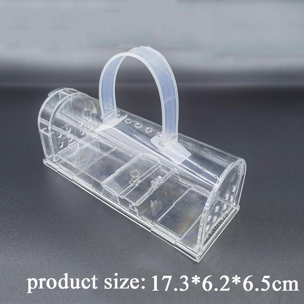 1pcs Human Mouse Traps Reusable Indoor Outdoor Mouse Trap with Cage Brush Rodent Trap High Sensitive Death for Indoor/Outdoor