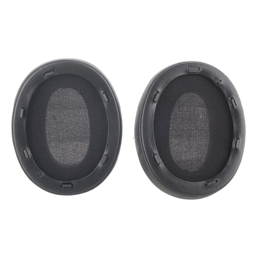 2 Stück Leder Ersatz Ohrpolster Ohrabdeckungen für Sony WH XB910N Kopfhörer Soundausrüstung