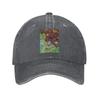 Exploring New Worlds Denim Cap Casual Baseball Caps Adjustable Hat Summer Unisex Baseball Hats