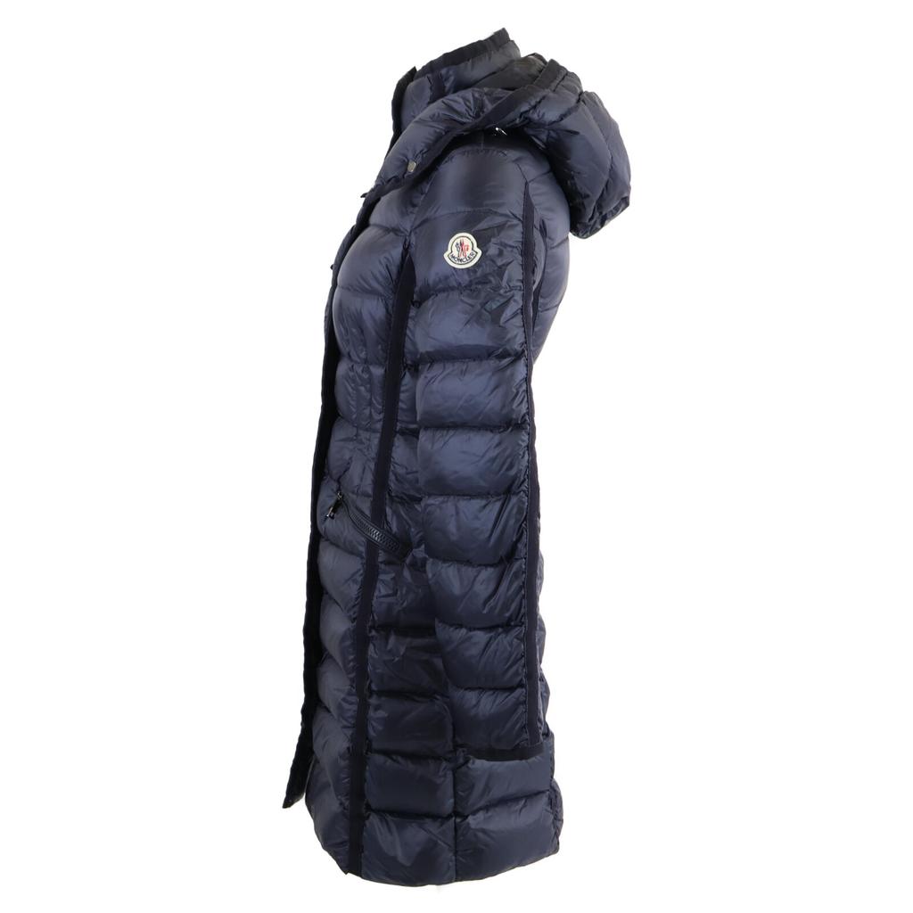 MONCLER [Domestic regular] HERMINE down with hood coat 00 NavyUsed