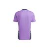 adidas Maglia da Calcio Vintage a Manica Corta Taglio Dritto Slim Fit con Stampa Logo Unisex Viola HT8794