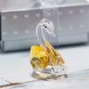 Gift Crystal Swan Crafts Swan Statue Beautiful Little Swan Ornament  Desktop