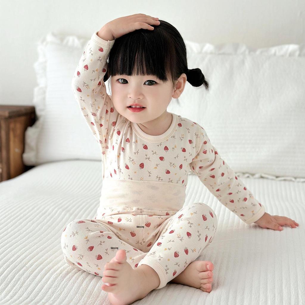 25 New Autumn/Winter Baby High Waist Cotton Underwear Set - Protect Belly Slim Fit Homewear Pants