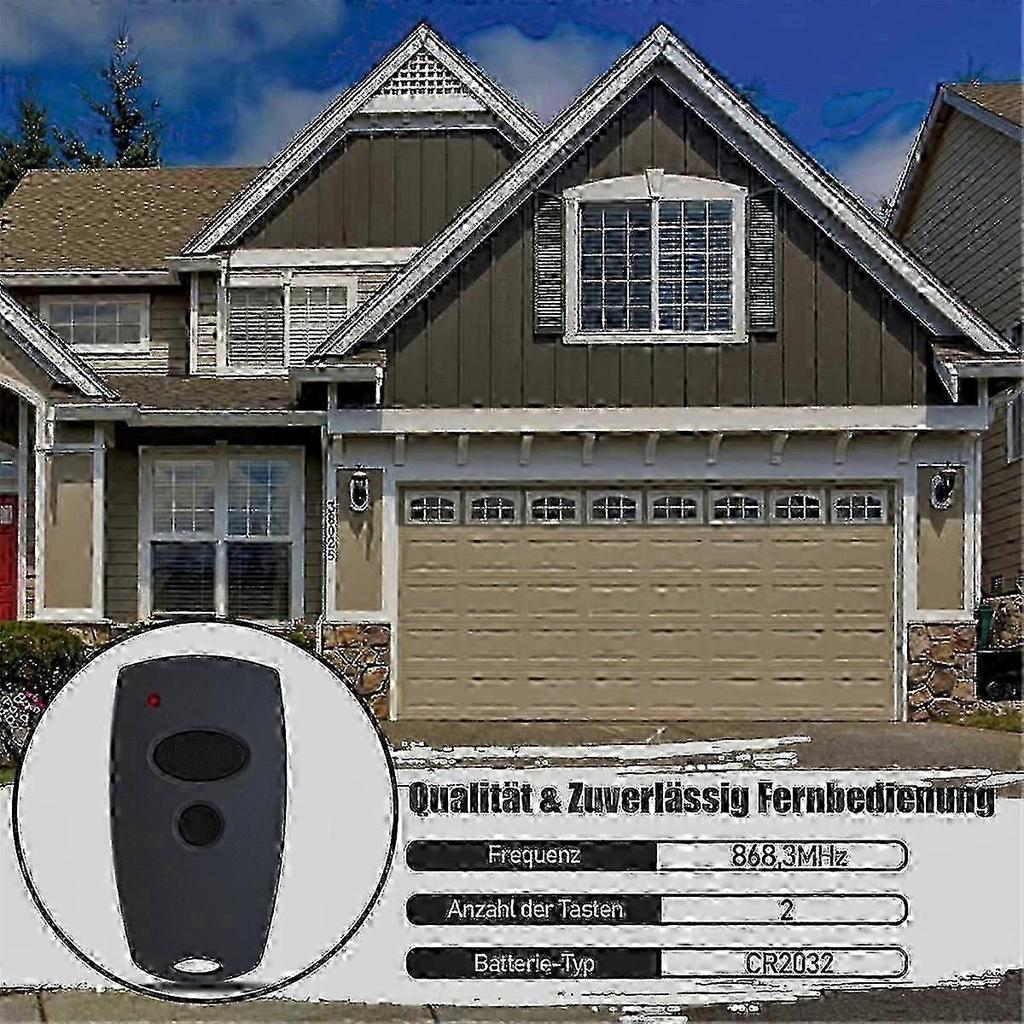 2-piece 868.3 Mhz Marantec D302-868 D304-868 D384-868 D321-868 D32 Garage Door Remote Transmitter Set