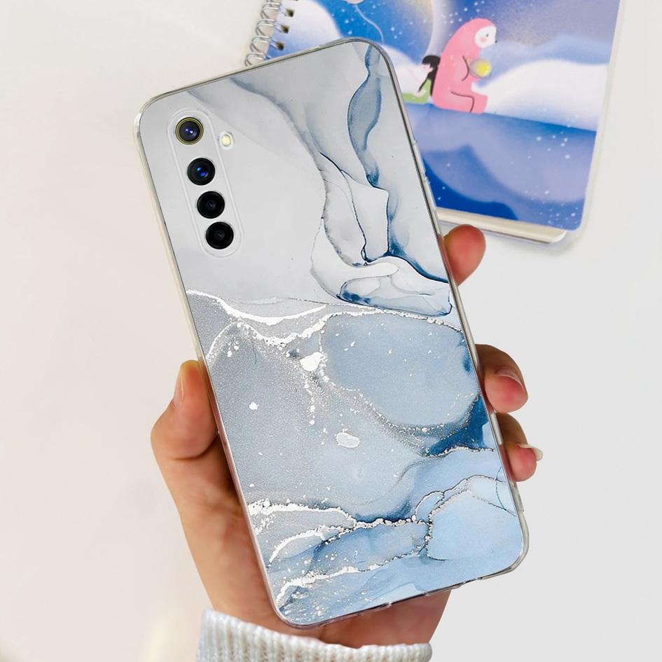 For OPPO Realme 6 Pro Case Fashion Flower Clear Soft Silicone Back Cover For Realme6 Realme 6 Pro 6S 6i 6Pro Realme6s Phone Case