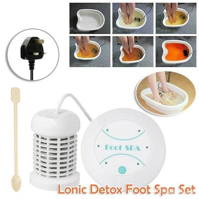 Haushalt Mini Detox Fußbad Maschine Zelle Ionische Reinigung Gerät Tragbares Detox Fußbad Massage Set