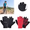 Half Finger Gloves Breathable Bike Riding Gloves Reflective Bike Protection Gloves Bicycle Hiking Gloves for Outdoor Sports