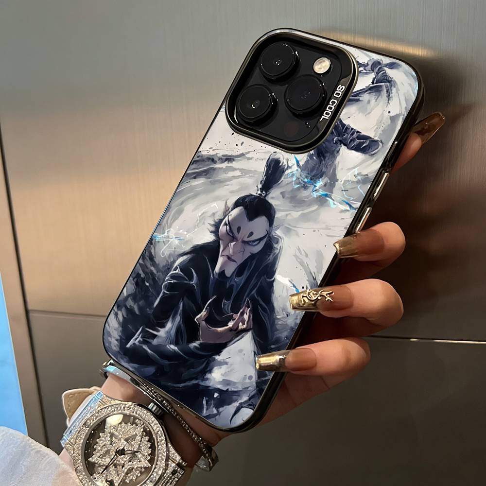 H-O-T-Ne-zha Phone Case For IPhone17  16 11 12 13 14 15 16 Pro Max Plus Cover Colored Silver Funda Bumber
