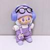 Labubu Doll Fashion Set: Purple Pink Overalls, Knitted Hat & Headphones for 1st, 2nd, 3rd Gen
