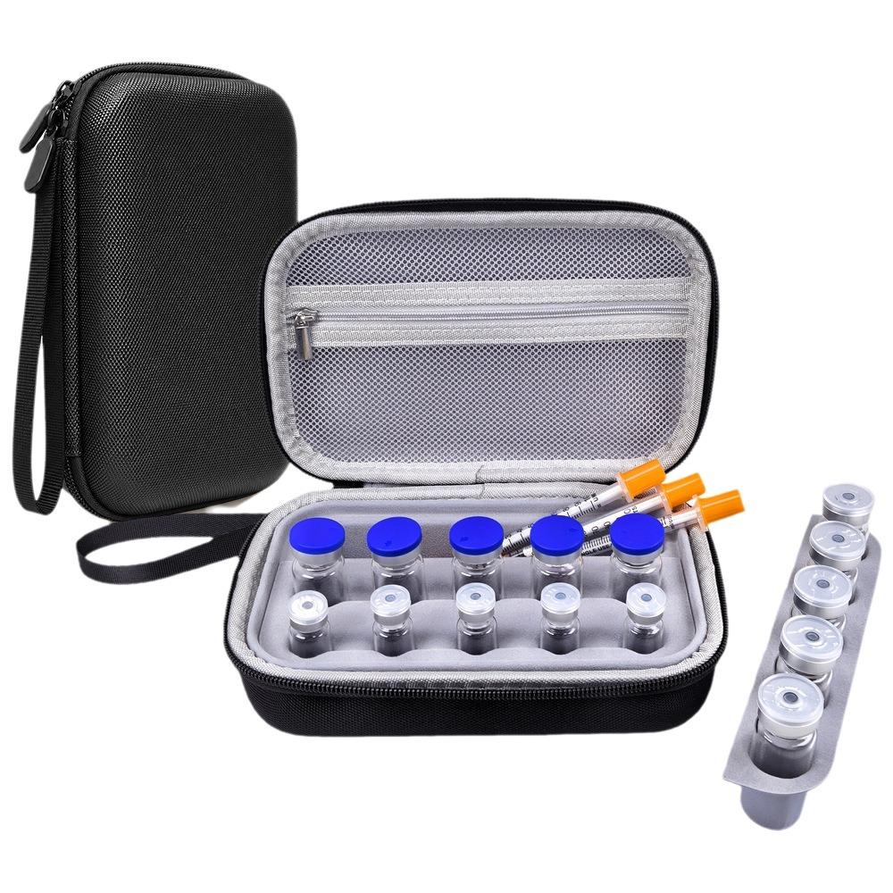 Groove Fixation Pill Storage Box Shockproof Essential Oil Case  Travel Case