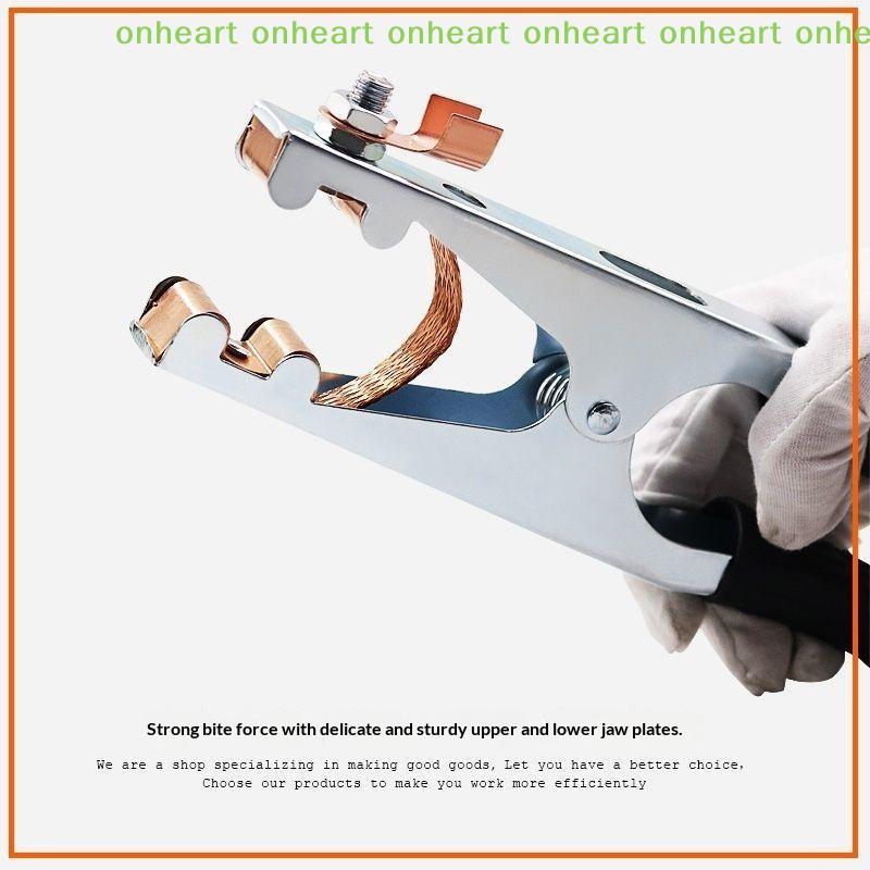[C]1Pcs Manual Welder Electrode Holder 300A 500A Copper Welding Earth Clip Ground Clamp Professional Tools