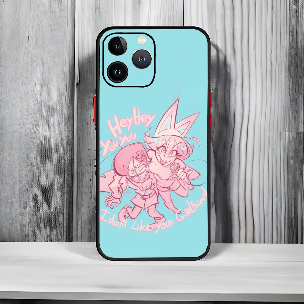 Fantasy Anime P-Psychocuties Mimi Phone Case Black Matte Thin Phone Case For iPhone17 16 15 14 13 ProMax iphone12promax