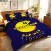 Custom Name,Pac Man Pattern Bedding Home Decoration Birthday Gift ( 1 Duvet Cover + 2 Pillowcase, Without Core),fan Merchandise.