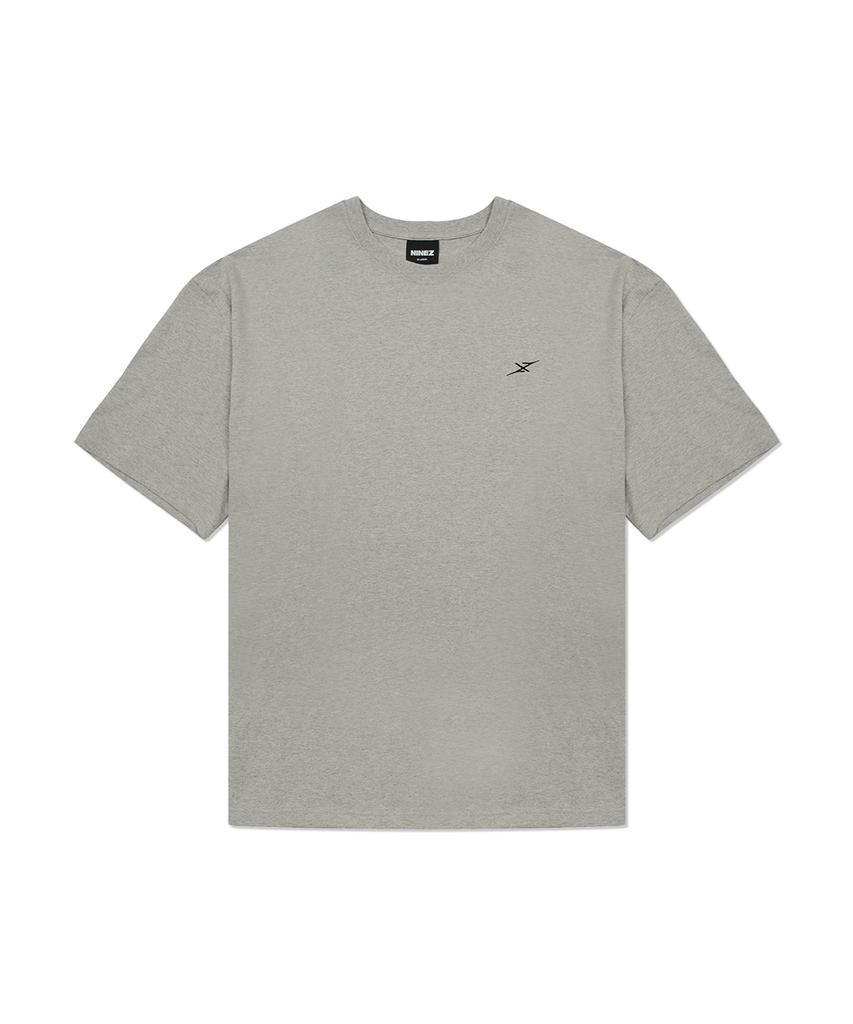 NINEZ Small Logo Cotton Oversized T-Shirt_2 Colors