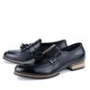 New British retro tassel small leather shoes Fashion hairstylist Personalized trendy shoes Korean version trendy men's shoes
