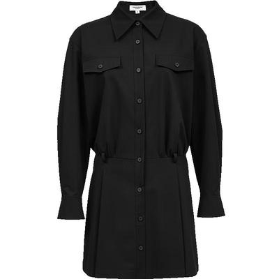 2025 Autumn Long Sleeve Belted Shirt Dress