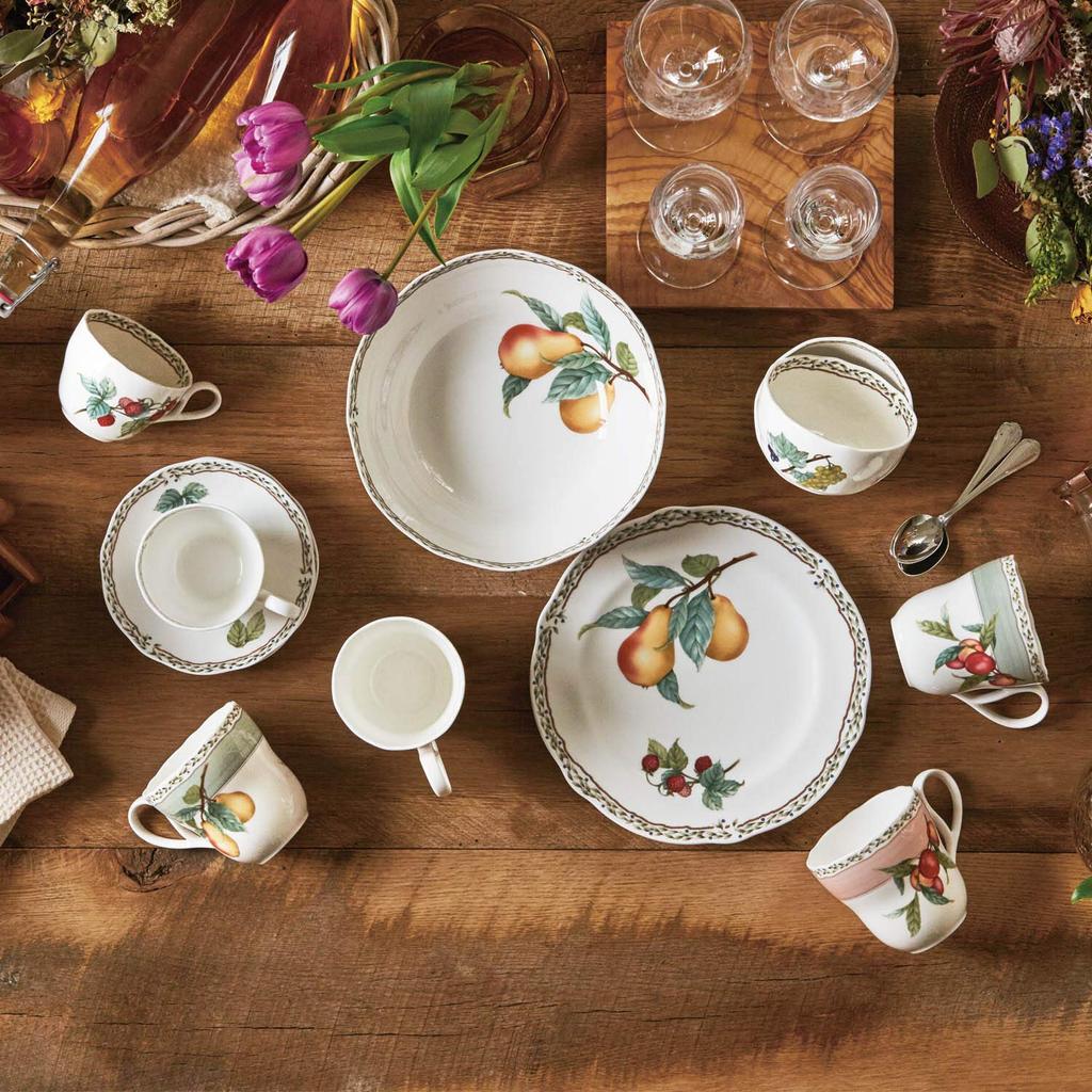 Noritake Orchard Garden Bowls Bone (Pair), 11cm, 350cc, Microwave-Safe, China, P97876/4911