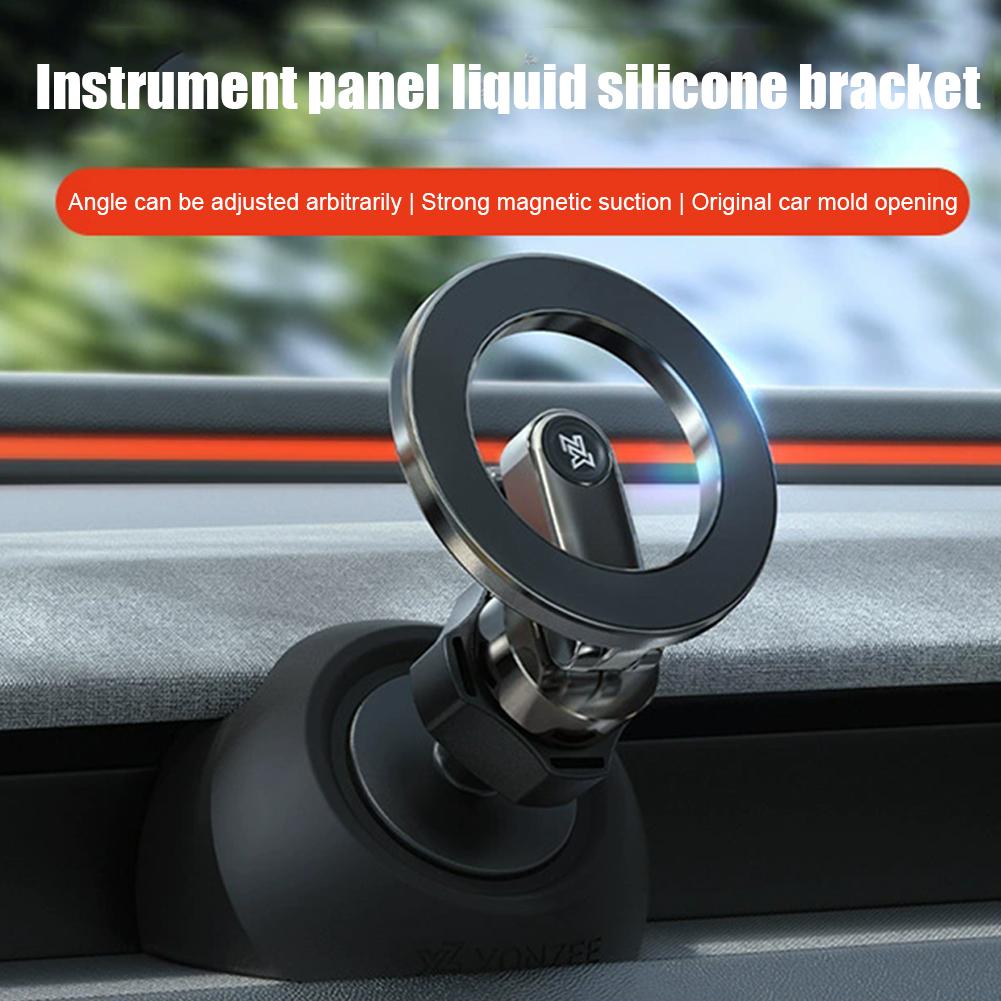 For Tesla Model 3 Y Highland Juniper Magnetic Car Phone Holder 360 Degree Rotation Metal Car Mount for All Phones Accessories