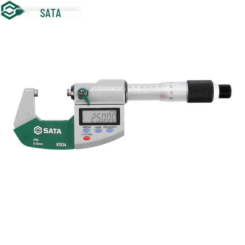 SATA Digital Outside Micrometer 25-50mm