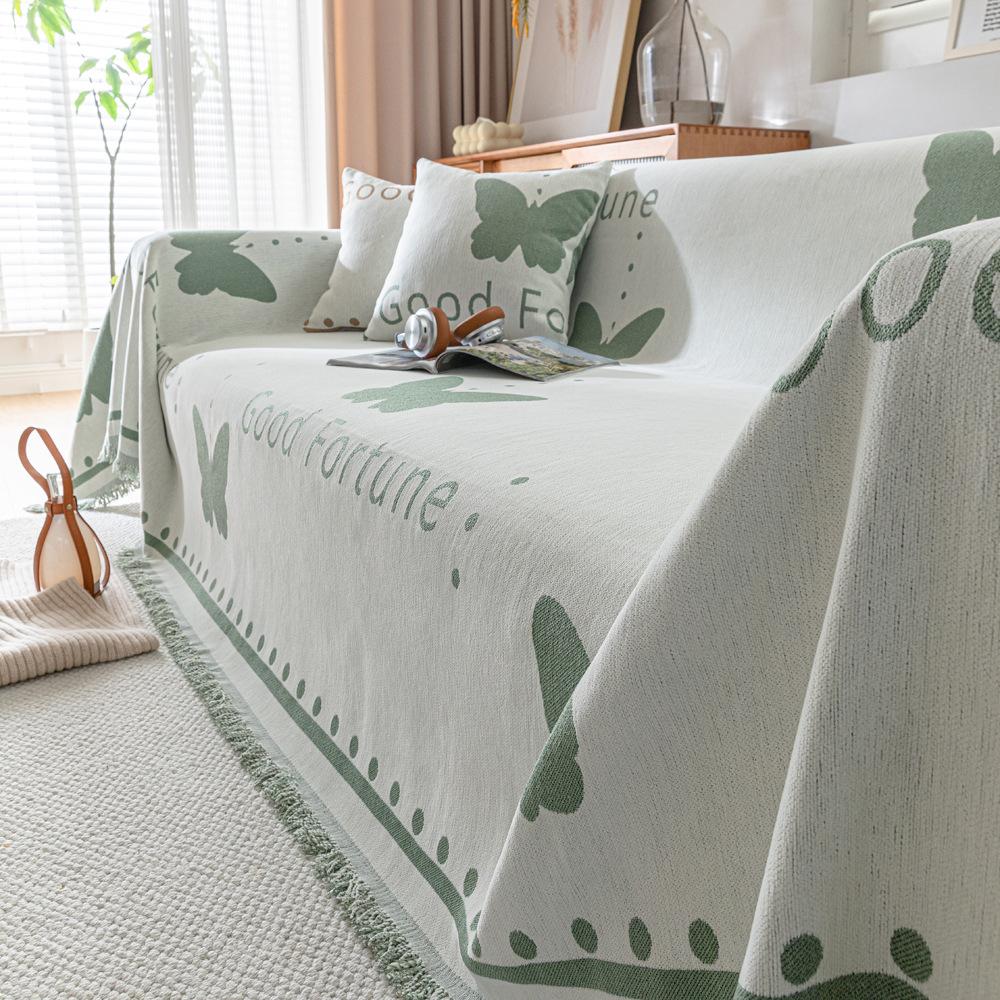 

Чехол для дивана из синели, тканевый чехол для дивана, универсальный универсальный чехол на четыре сезона, одеяло, подушка 180X130