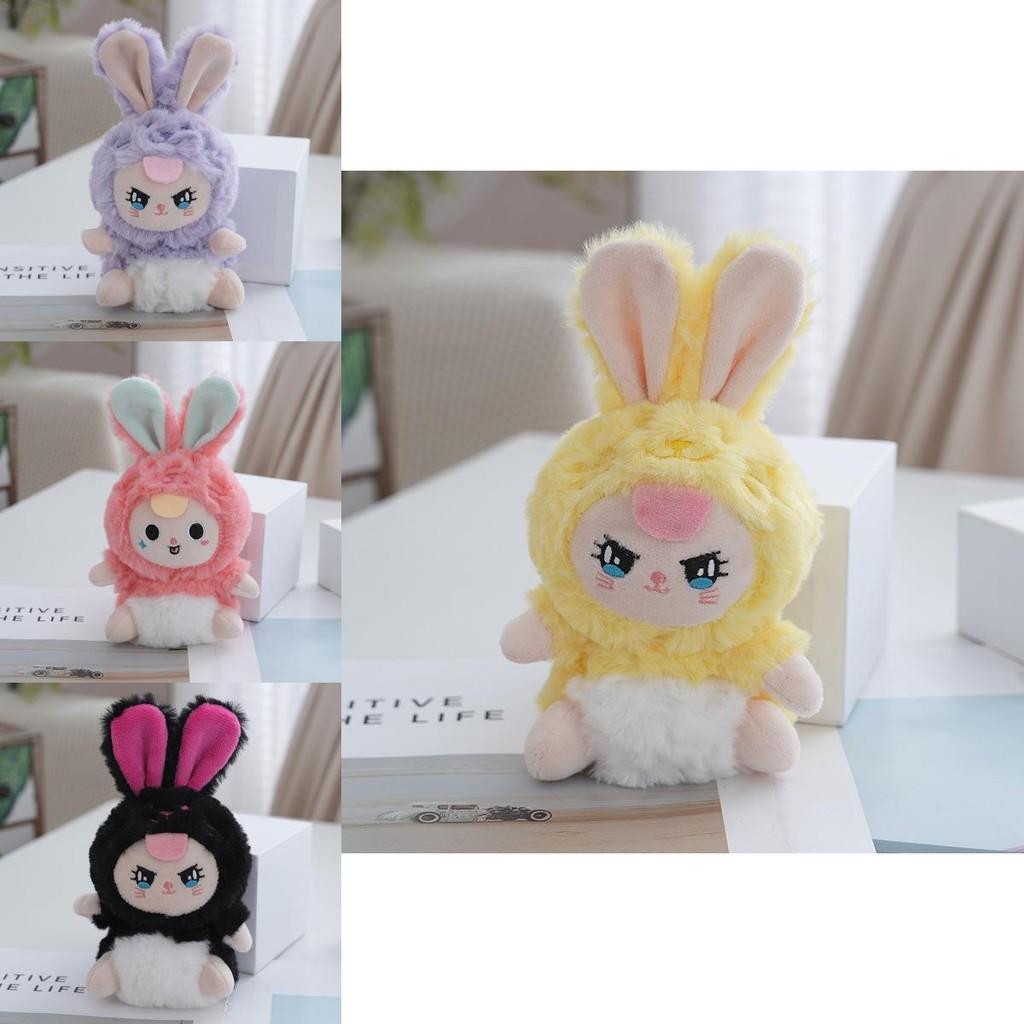 Elf Adorable Dreamy Plush Bunny Keychain Perfect For Stylish Backpack Accessories