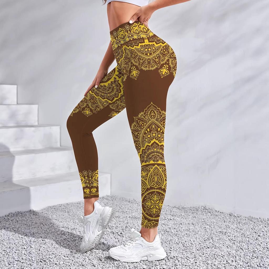 2026 Women's 3D Print Yoga Leggings - Spring/Autumn Sportswear