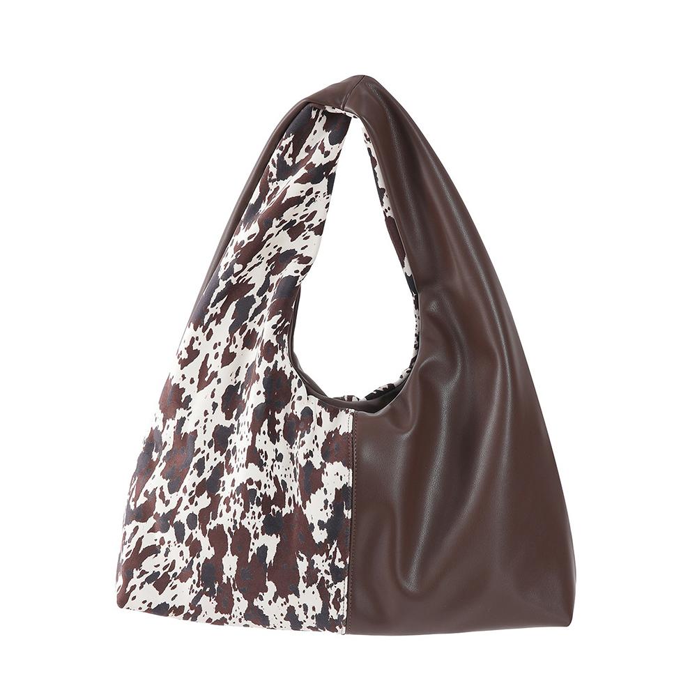 

Fashion Cow Pattern Tote Women Bag Patchwork Handbags and Purses Animal Printed Shoulder Bags for Women Wrist Bag Shopper