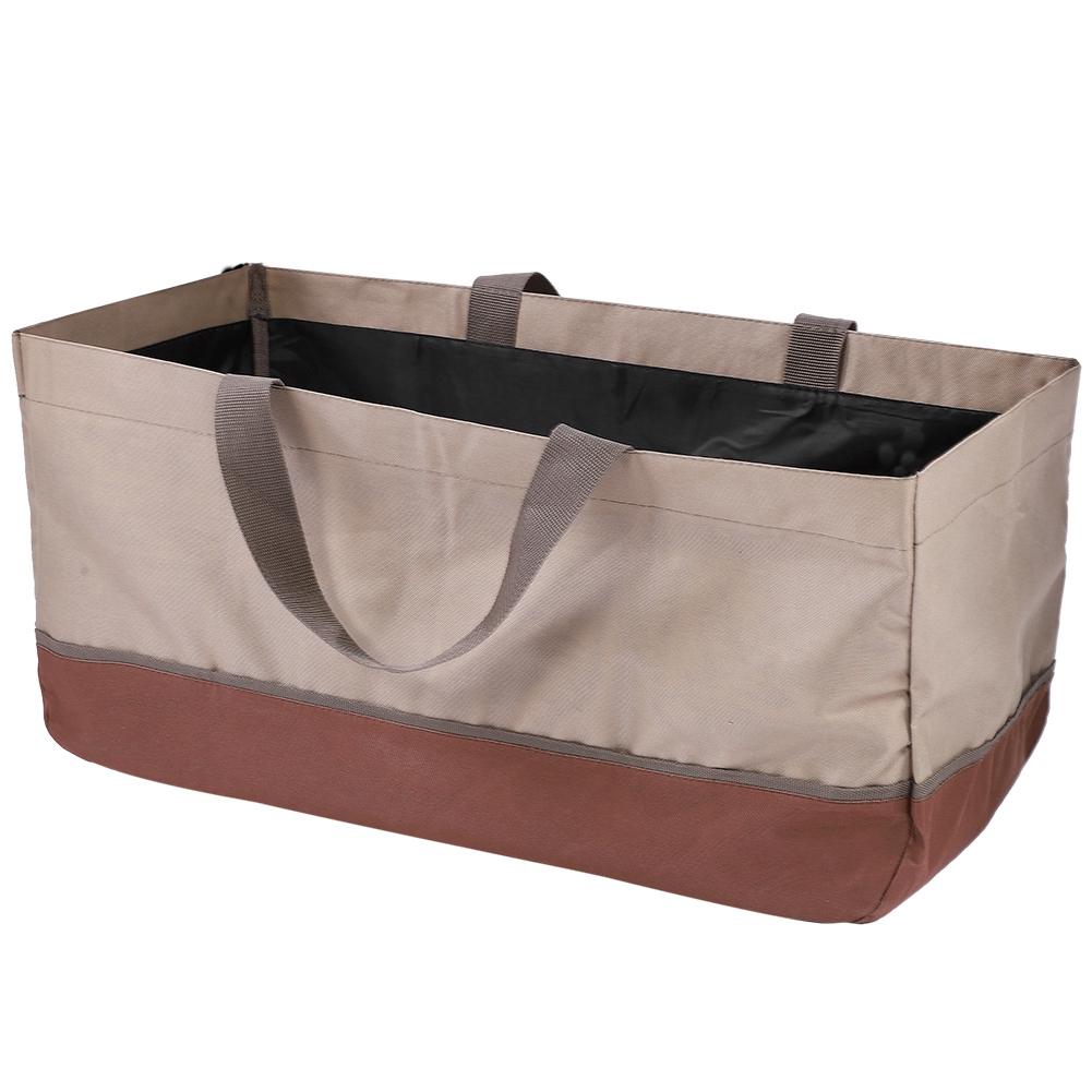 Outdoor Heavy Duty 600D Oxford Cloth Firewood Log Carrier Storage Bag Camping Accessory