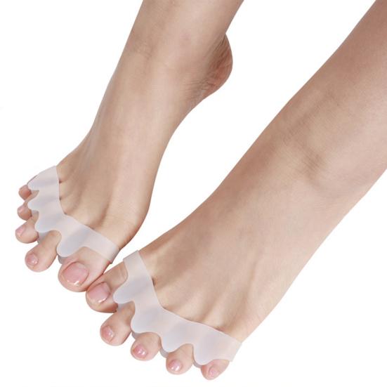 1 Pair Toe Separators for Overlapping Toes Daytime Bunion Corrector for Hallux Valgus Relief Soft SEBS Spacer for Walking Daily