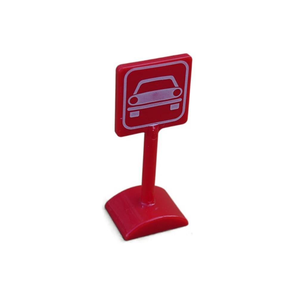 Model Toy Simulation City Road Signs Road Block Mini Traffic Road Signs  City Street