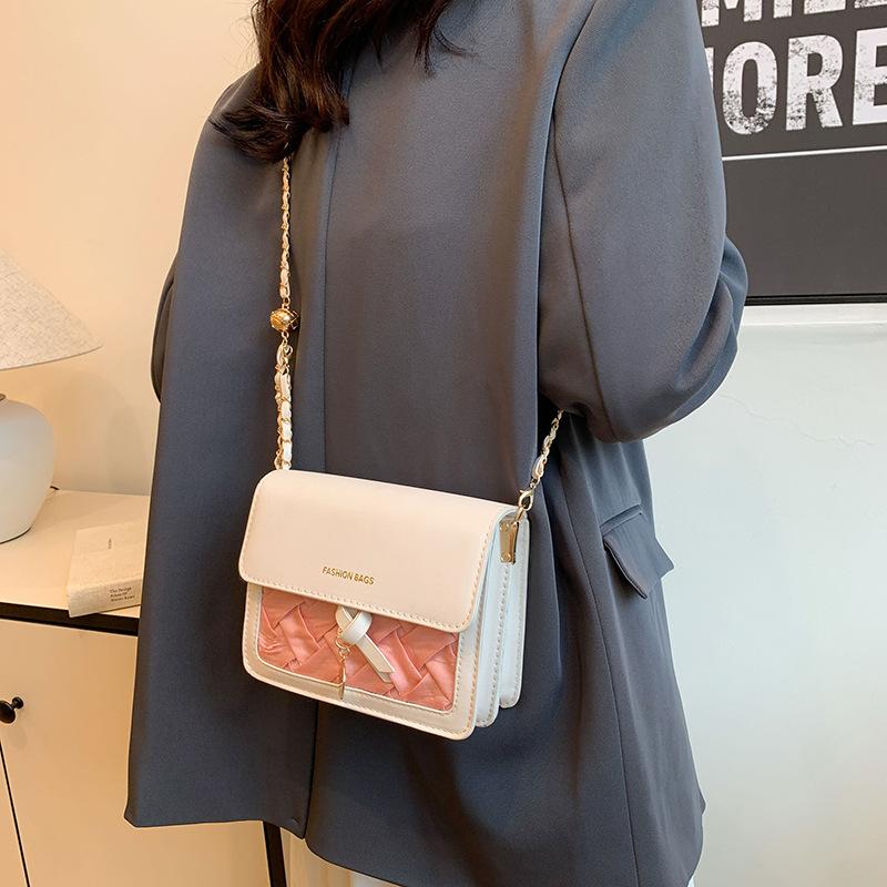 Summer crossbody small bag women's new fashion high-end niche shoulder bag versatile small square bag