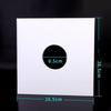 White Kraft Paper Vinyl Record Protective Covers - LP Record Jackets 12inch with Round Corner for Storage