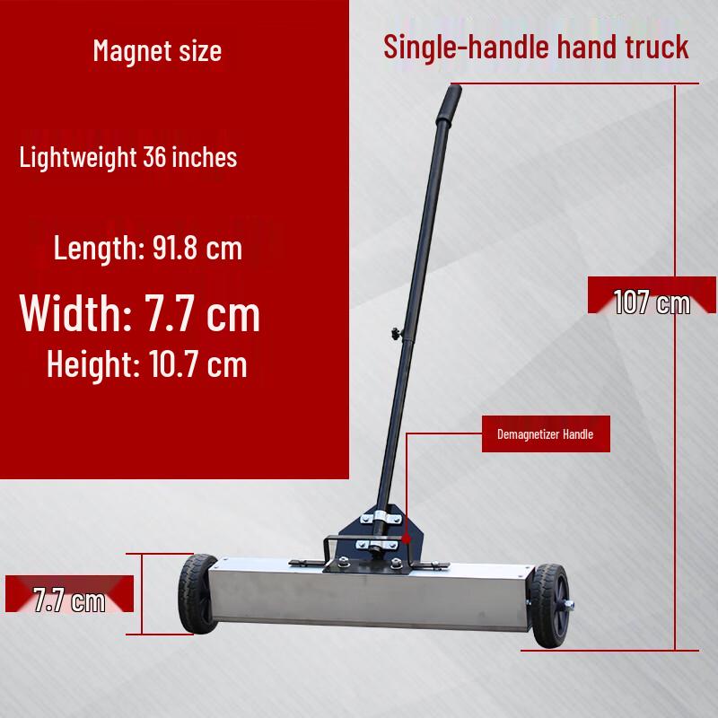 Yueyu Hand-Push Magnetic Iron Scavenger Cart