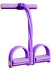 Six-Tube Foot Pedal Resistance Band & Waist Trimmer for Home Fitness