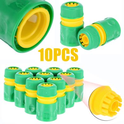 10 Stück 1/2 Zoll Adapter Schnellkupplung Bewässerungsschlauchanschluss Gartengeräte