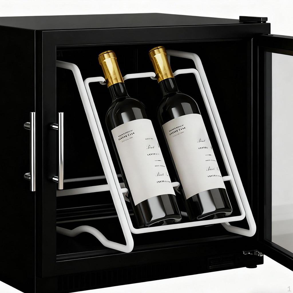 Bottle Holder Space Saving Iron Display Shelf for Tabletop Cellar Multifunctional