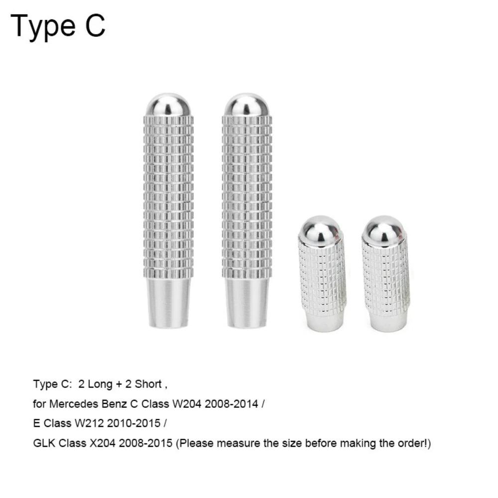 4pcs Aluminum Alloy Car Door Lock Pin for Mercedes Cla Gla C E Glc Gle Glk Class W176 W205 W213 X253