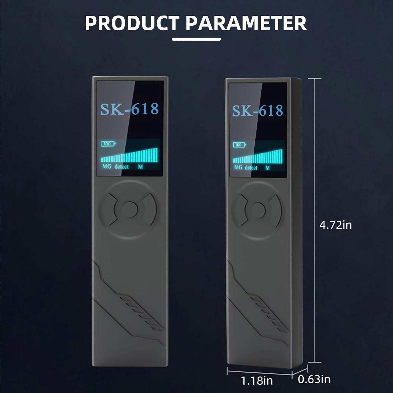 Детекторы скрытых камер и жучков, Детекторы GPS-трекеров-шпионов, 6 уровней чувствительности, 4 режима, Детекторы поиска камер, Радиочастотные беспроводные