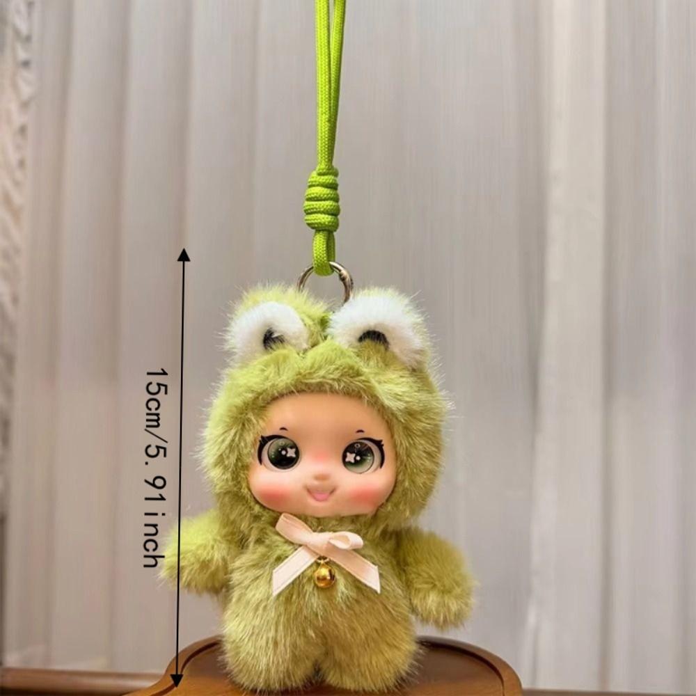 Sheep Dog Vinyl Face Plush Toys Family Series Plush Forest Doll Plush Animals Pendant Bag Charm