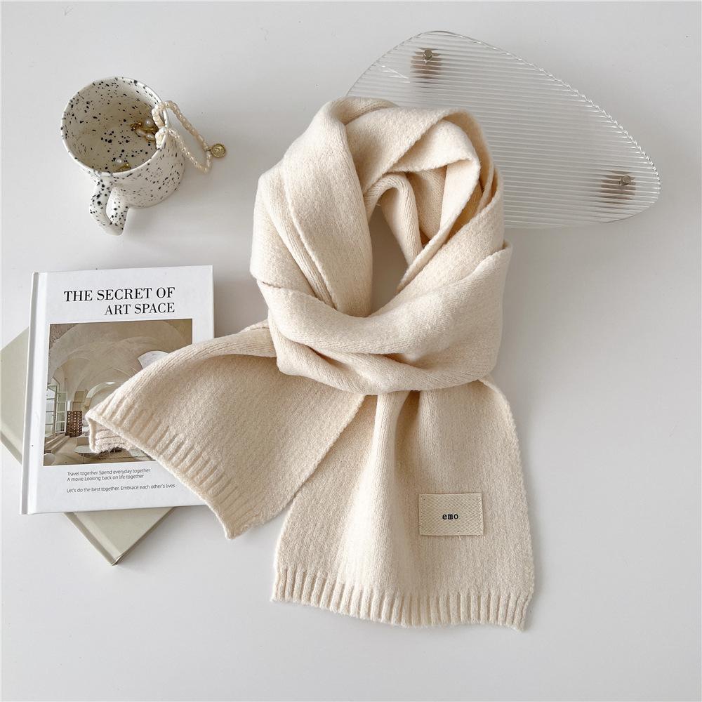 New Solid Color Scarf For Women In Spring And Autumn Versatile Ribbon Wrist Strap Headband Fashionable Decoration Student Neck Protection Small Scarf