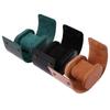 Luxury Wholesale PU Leather Portable Single Watch Travel Roll Organizer Packing Leatherette Storage Case Box Packaging