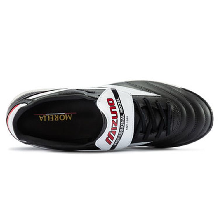 Mizuno Morelia II Pro AS Black White Men's Kangaroo Leather Soccer Cleats P1GD201501