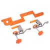 Embedded Handle Slotting Template Wardrobe Cabinet Door   Positioning Tool with Stainless Steel Fixed Clamp Bearing Cutter