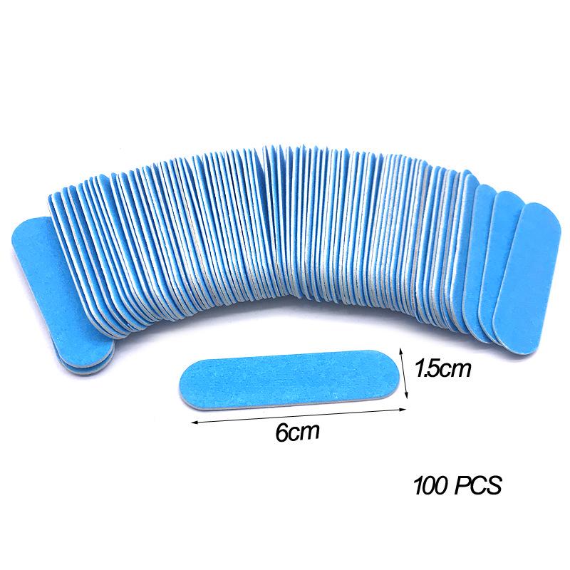 

100 Colorful Mini Nail Files: Ultra-Thin Wooden Polishing & Shaping Strips, Wearable Tips, Perfect Gift.