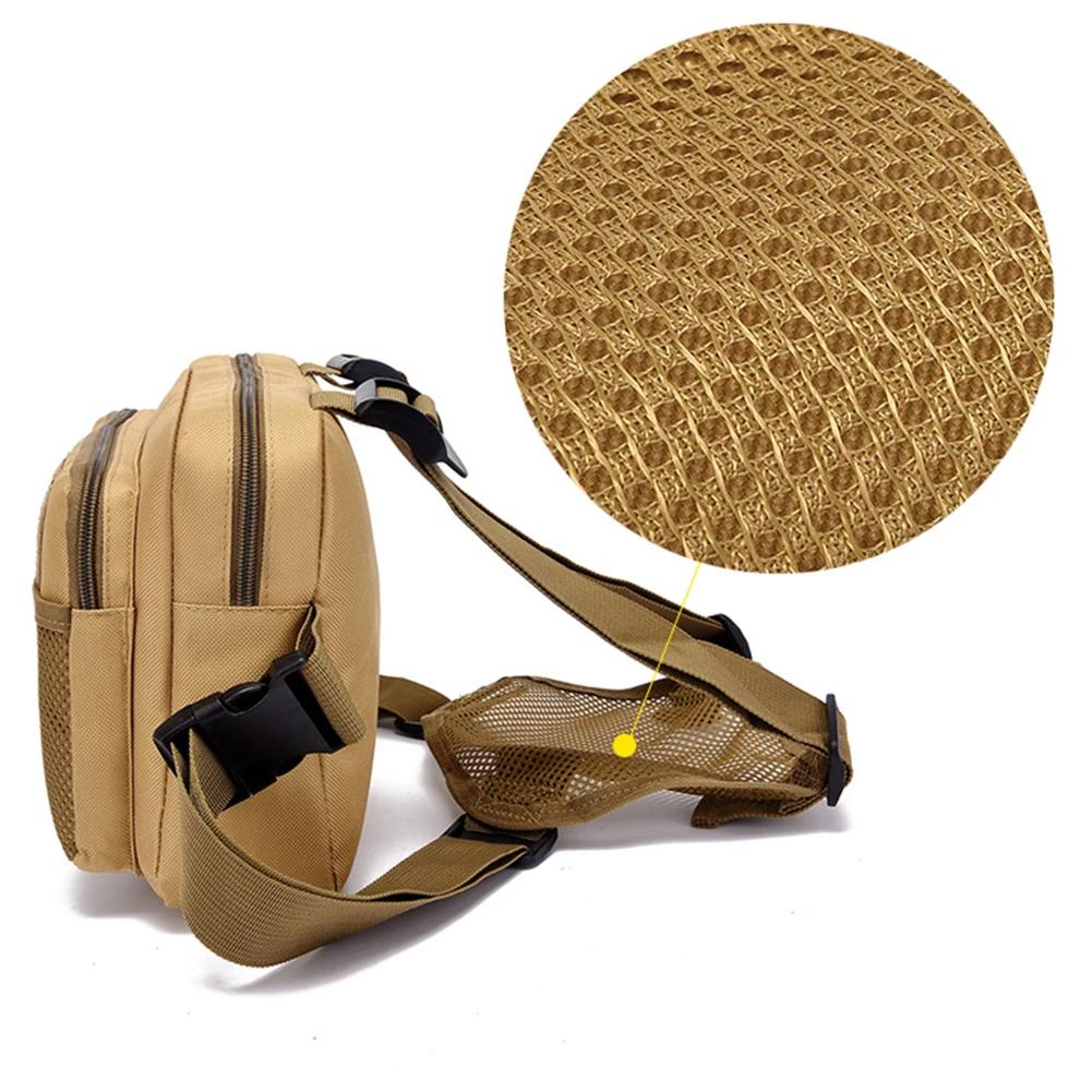 Kamizelka taktyczna Streetwear Funkcjonalna torba na klatkę piersiową Modna przenośna wielofunkcyjna wielokieszeniowa wodoodporna do biegania podróżna